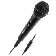 Microfone com cabo 3mt jack 6 3mm
