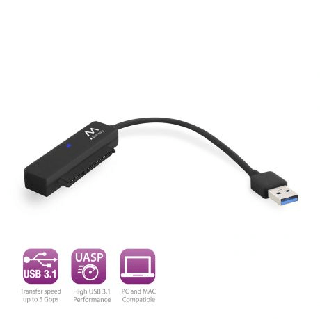 Adaptador usb 3.1 para hdd 2.5   sata ssd