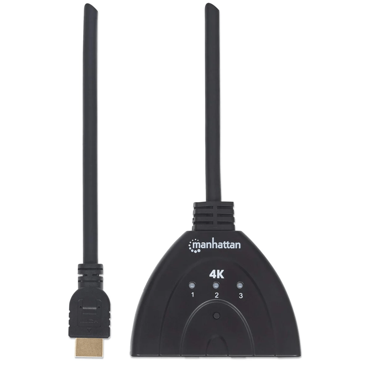 Adaptador hub splitter 1x hdmi out (m) para 3xhdmi inp (f) 4k@60hz