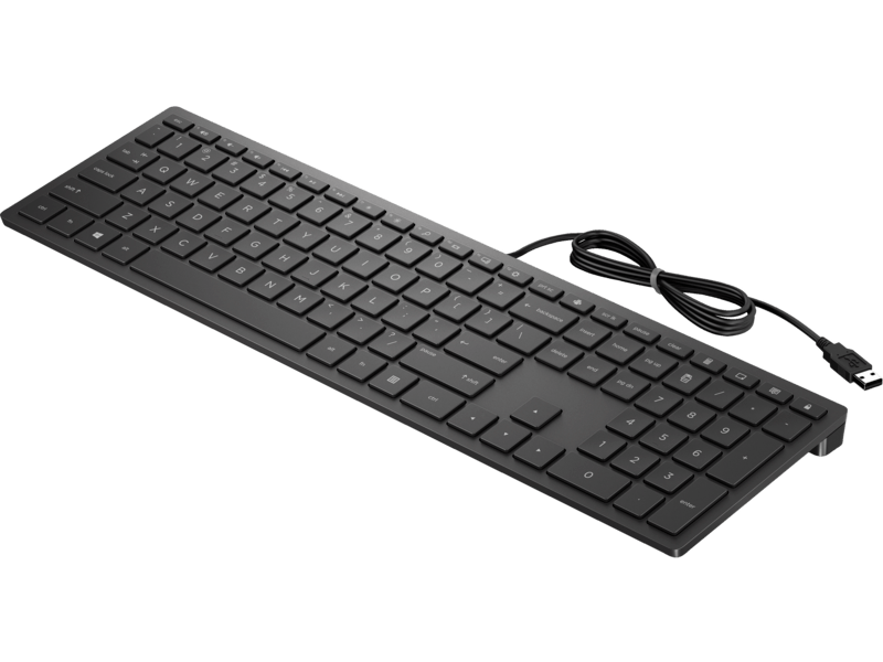 Teclado com fio 300 pt preto