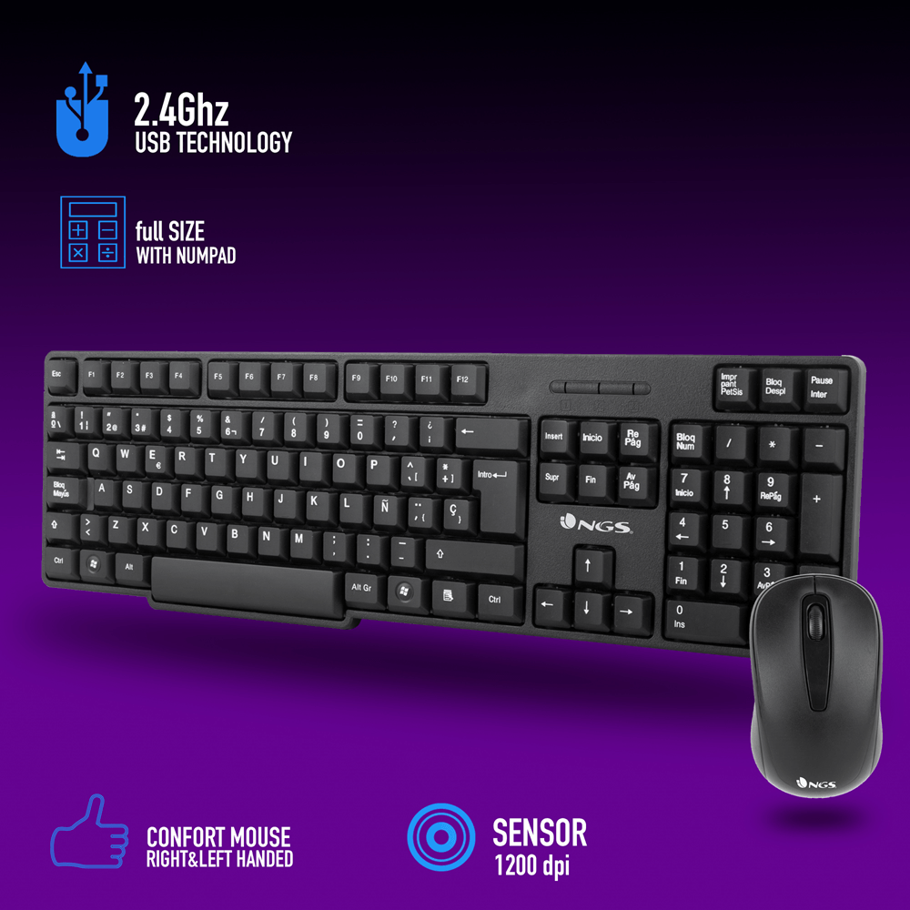Teclad+rato wireless euphoriakit