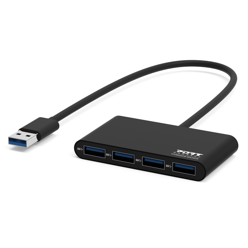 Adaptador hub com 4-portas usb 3.0