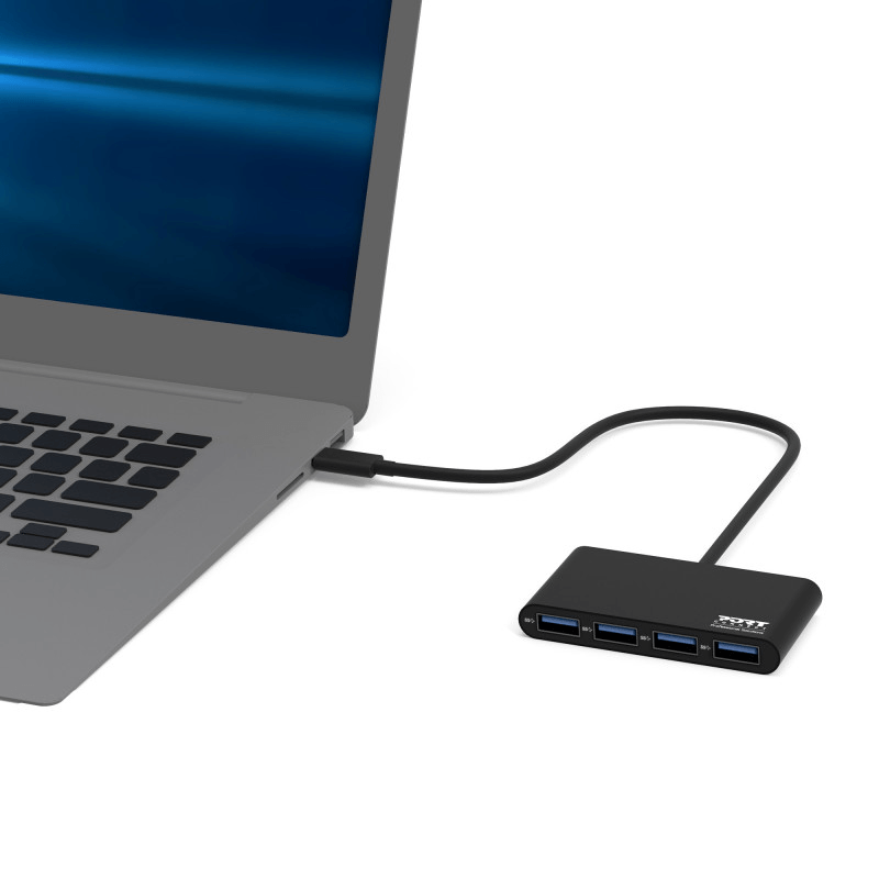 Adaptador hub com 4-portas usb 3.0