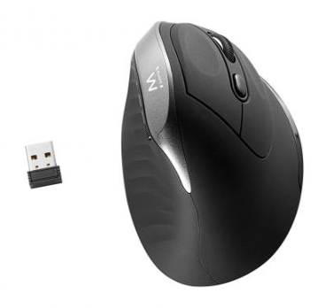 Rato wireless ergonómico vertical 2400 dpi