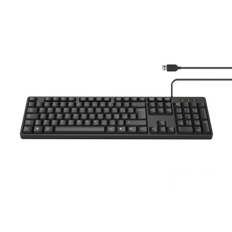 Teclado usb preto slim