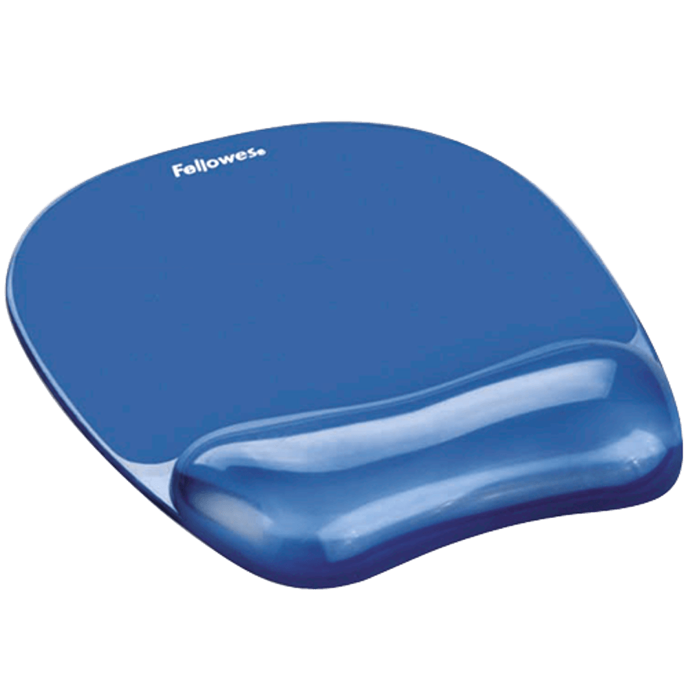 Tapete para rato com apoio - gel azul