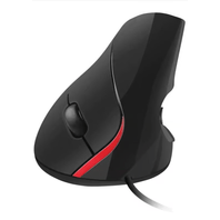 Rato ergonómico vertical 1000 dpi preto