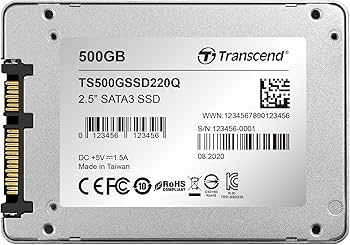 Disco Interno 2.5'' 500GB SSD SATAIII QLC NAND
