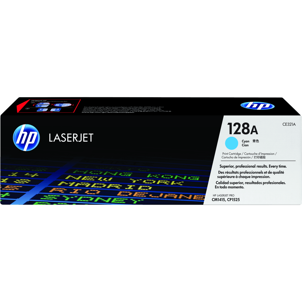 Toner 128a cp1525/1415 ciano (ce321a)