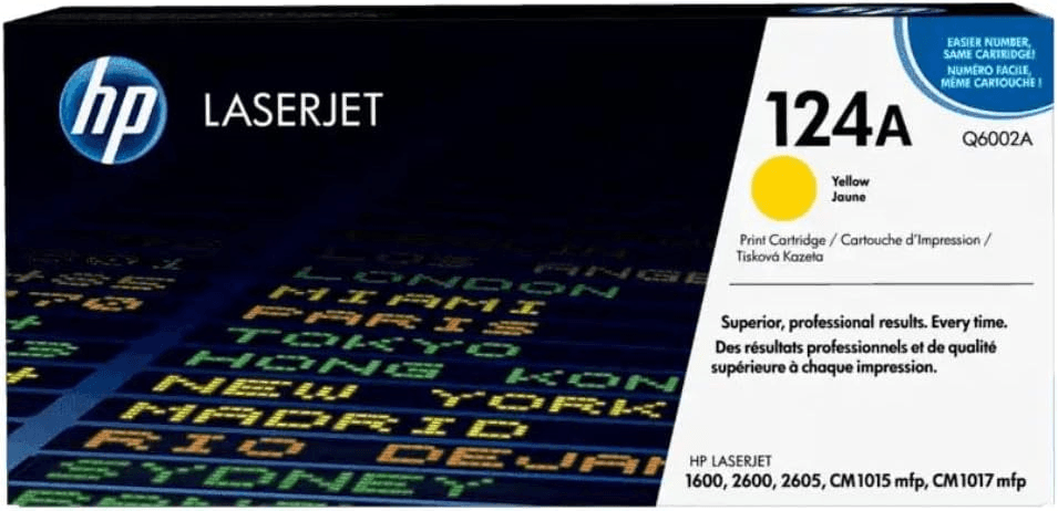 Toner124a 2600/2605/1015mpf amarelo (q6002a)