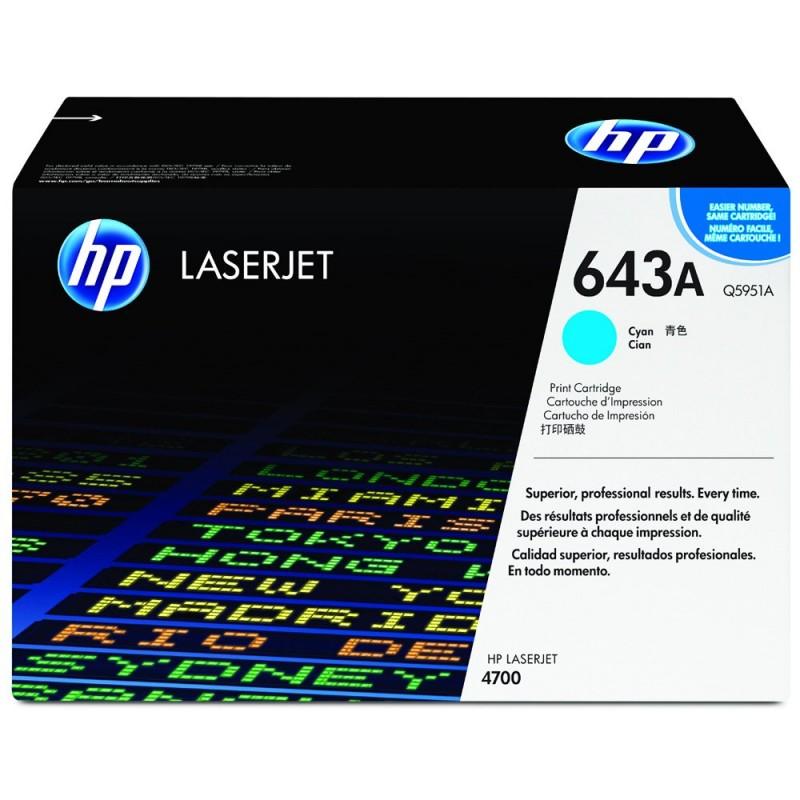 Toner 643a 4700 ciano (q5951a)