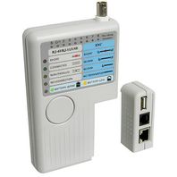 Testador de cabo rj11/12/45 bnc e usb