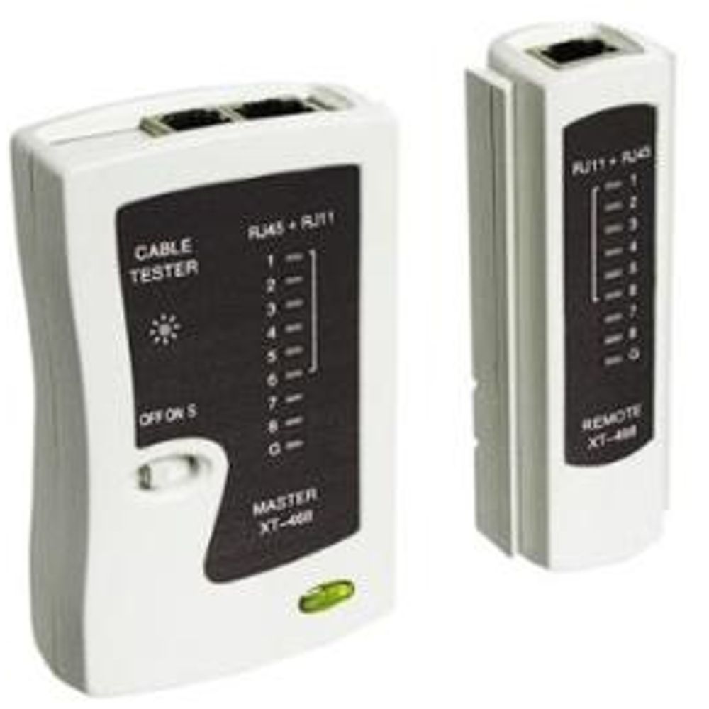 Testador de cabo  rack rj11/rj12/rj45/bnc