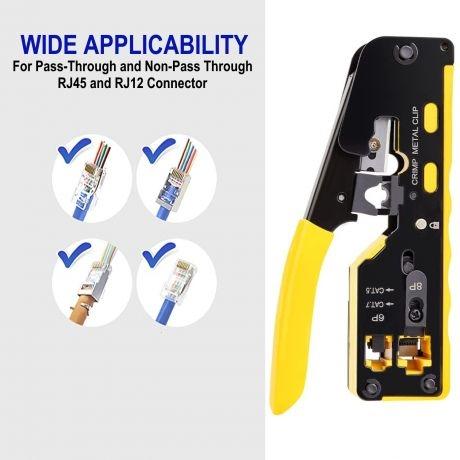 Alicate Para Cravar Cat5e / cat6 / cat6a / cat7 / rj11/12