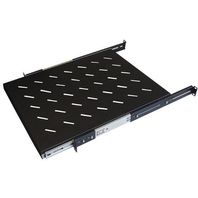 Prateleira deslizante 1u 350mm-600mm preto