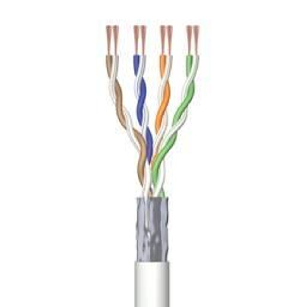 Cabo De Rede 305m Cat6 U/Utp Awg23/1 Cca Cinza
