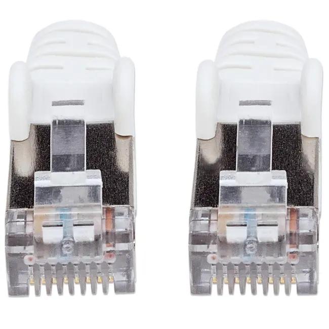 Cabo rede cat7 1 m cu s/ftp lsoh rj45 branco