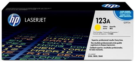 Toner 123a 2550/2840 amarelo (q3972a)