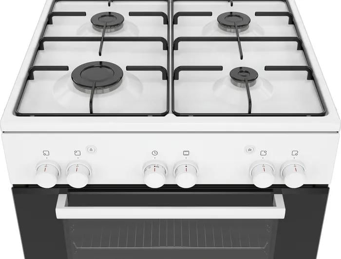 FOGÃO 60CM GÁS SERIE 2 FORNO BRANCO/ESMALTE