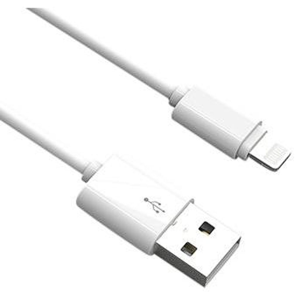 CABO USB PARA LIGHTING /IPHONE 1MT BRANCO