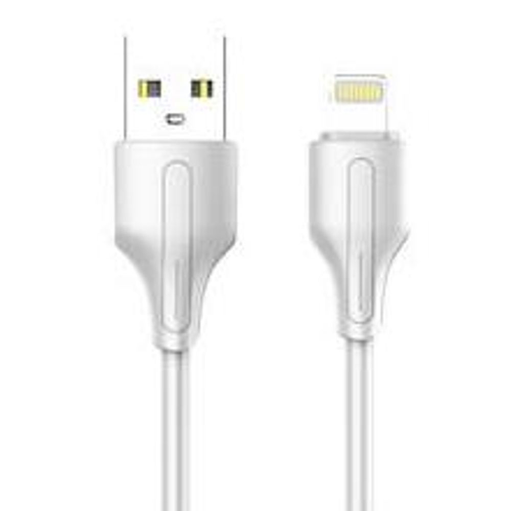 CABO USB PARA LIGHTING/IPHONE 1M BRANCO/CINZA