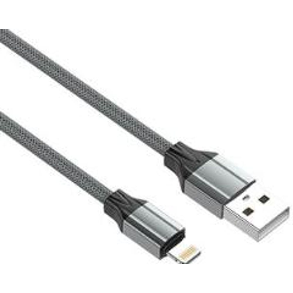 CABO USB PARA LIGHTING/IPHONE 2M CINZENTO