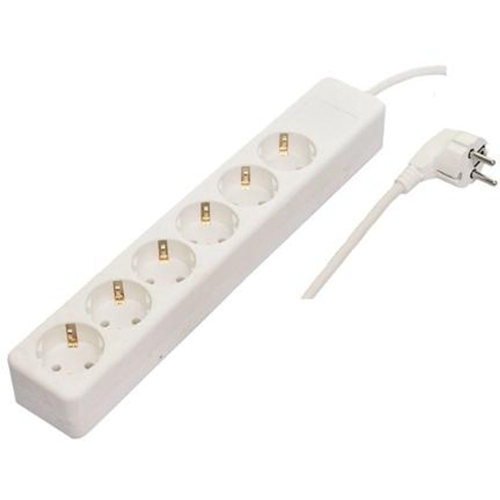 BLOCO TOM.SEXT. 3 MT 16A-250V BRANCA