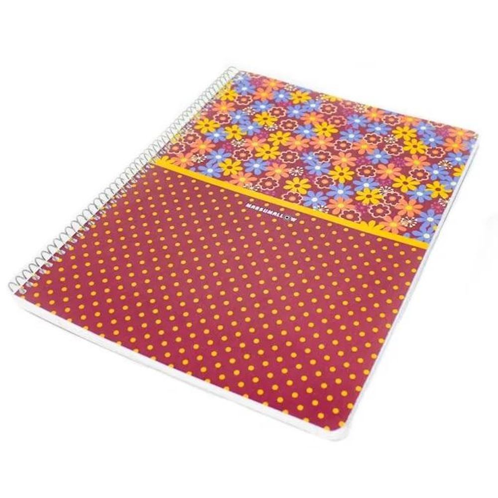 Caderno espiral a4 100 folhas 70g pp