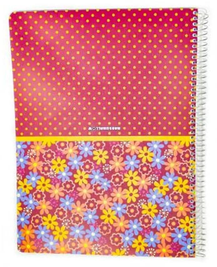 Caderno espiral a4 100 folhas 70g pp