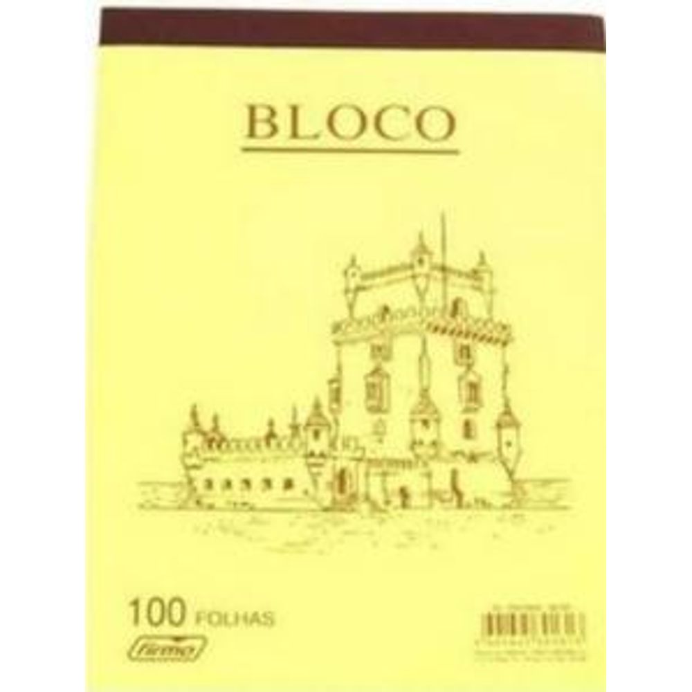 Bloco de Apontamento A4 60/100f Belém liso