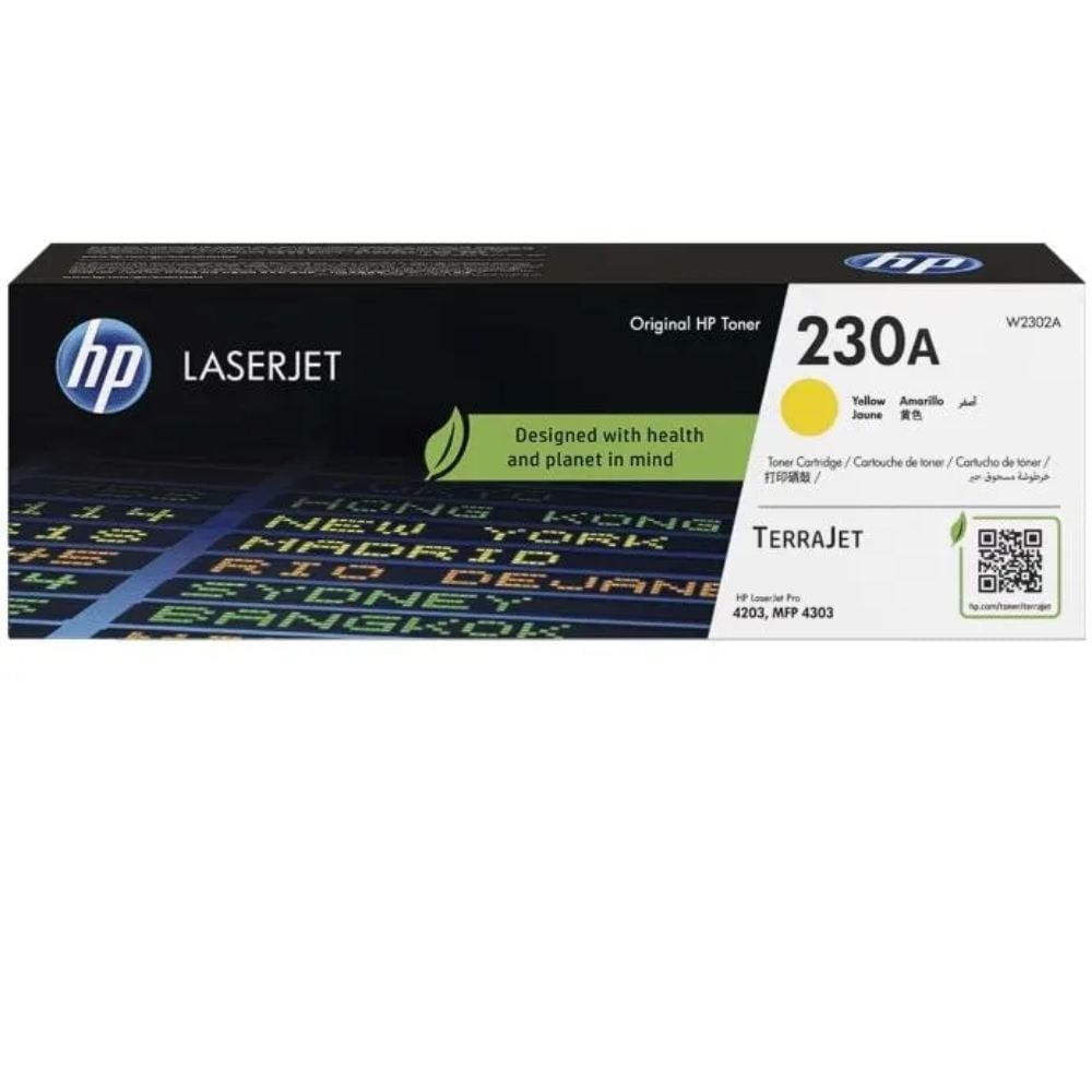 Toner 2302a 230a amarelo laserjet  4203/mfp4303