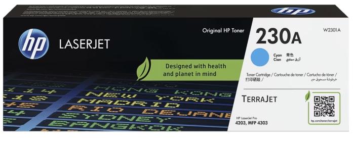 Toner 2301a 230a ciano laserjet 4203/mfp4303