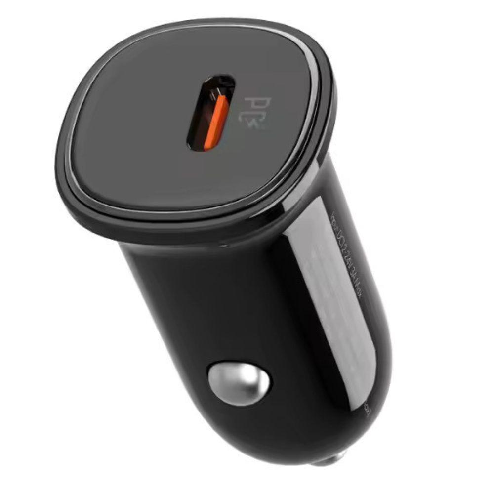 Carregador Para  Carro Usb-A Para Usb-C Single 30W