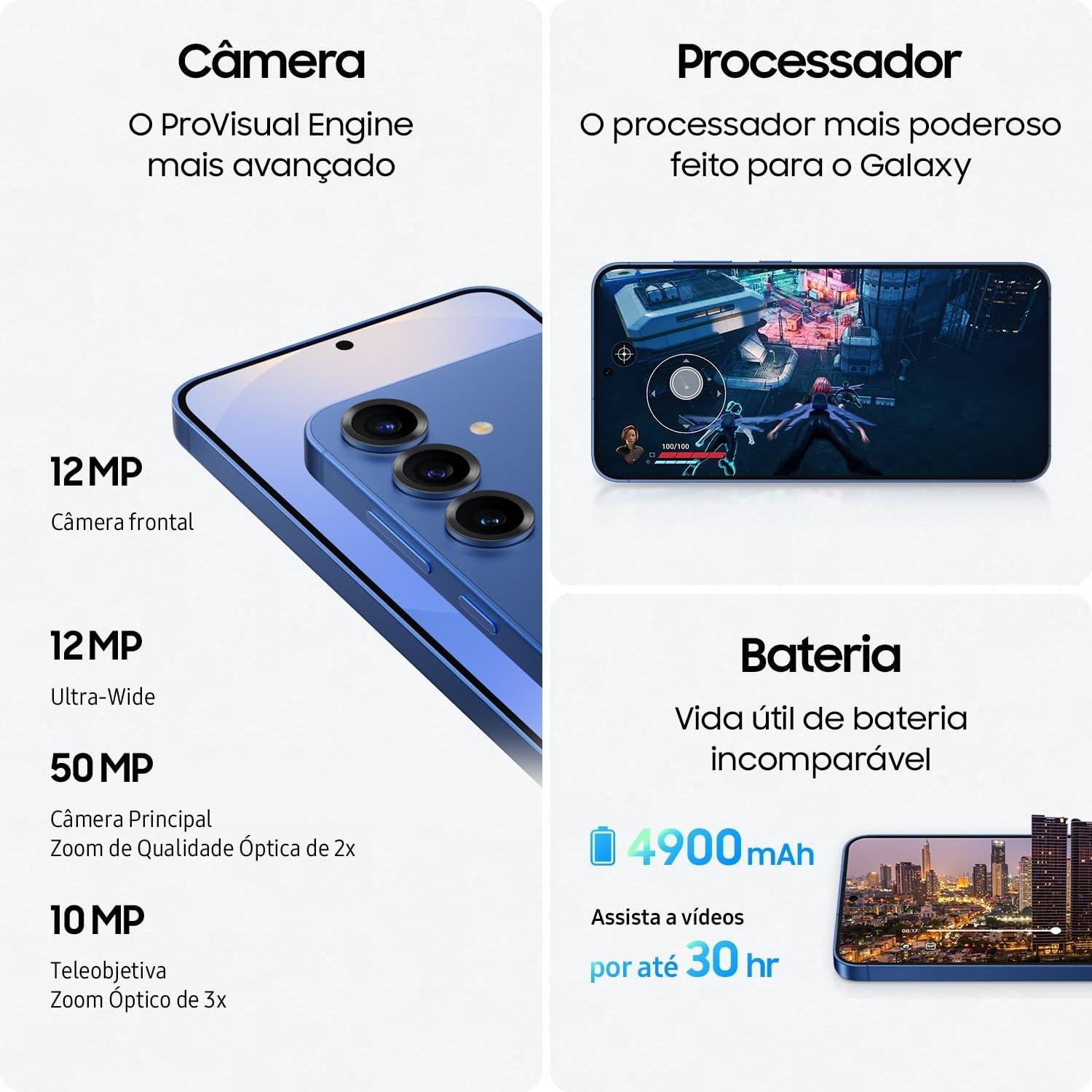 Smartphone Galaxy S25 Plus DS 12GB/256GB Azul