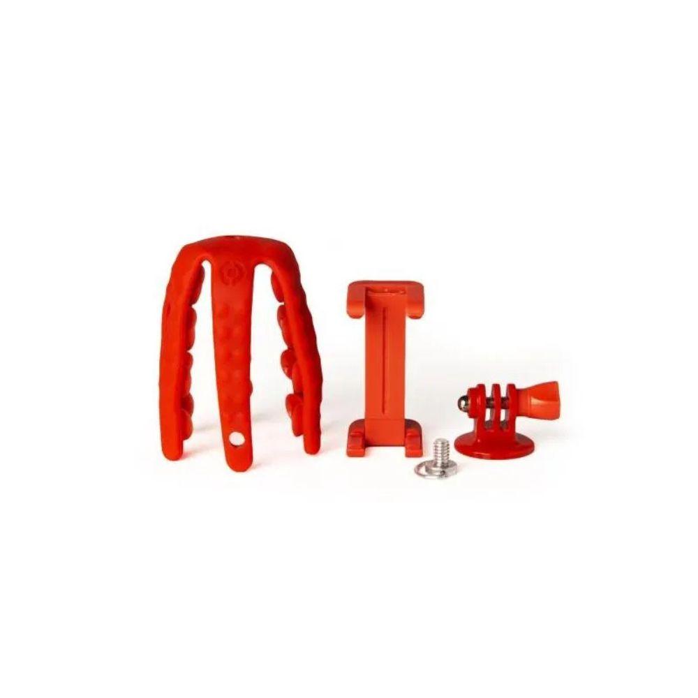 Tripé Squiddy Flexivel Vermelho Para Smartphone