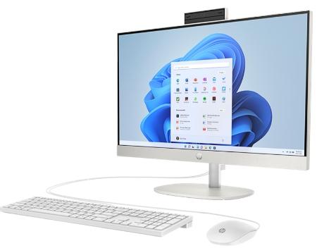 Computador Desktop All-In-One 23.8" FHD N100 8GB/256GB SSD W11H BRANCO