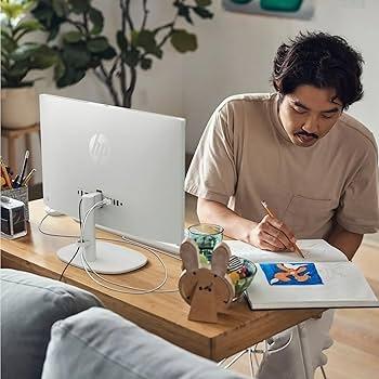 Computador Desktop All-In-One 23.8" FHD N100 8GB/256GB SSD W11H BRANCO