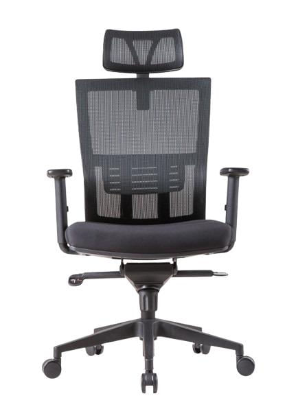 Cadeira Mesh High Executive 1 Nível Preta