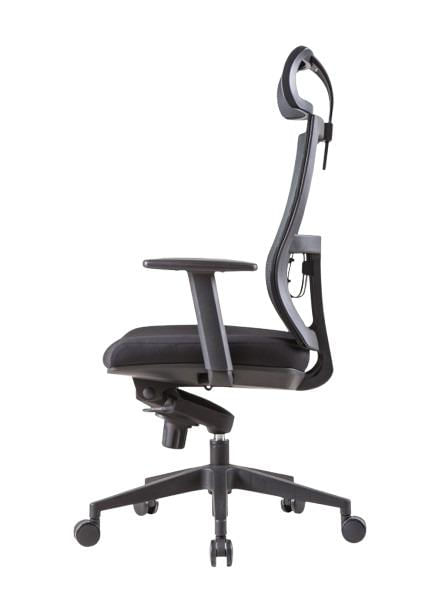 Cadeira Mesh High Executive 1 Nível Preta
