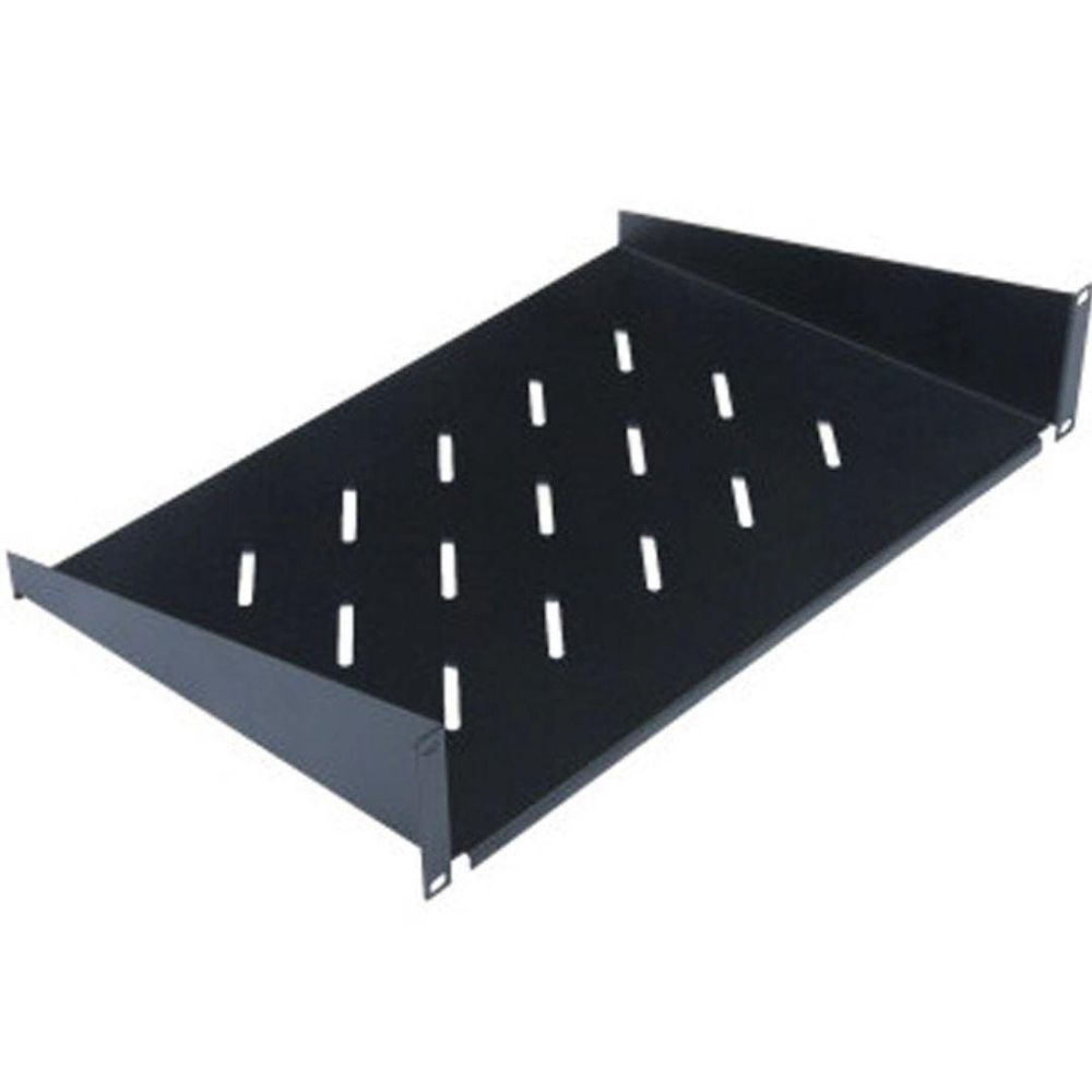 Prateleira Fixa 2U 350mm Preto