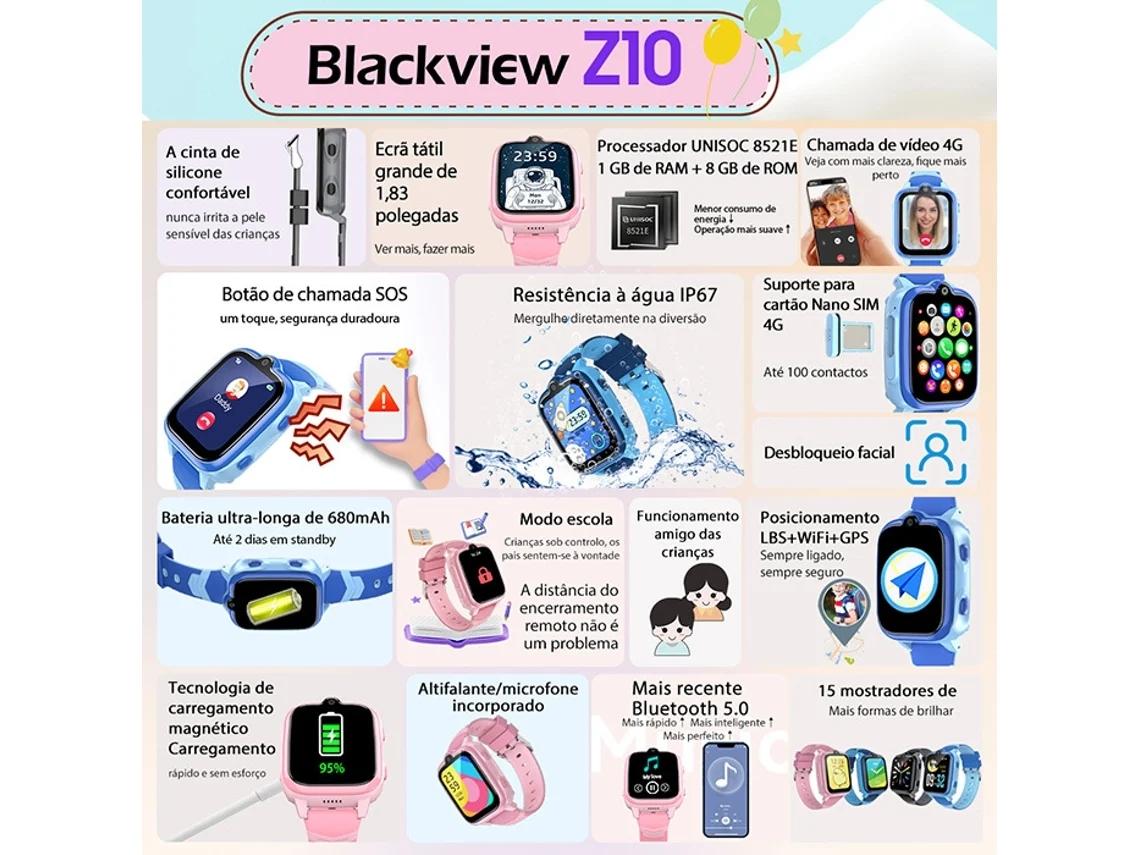 Smartwatch para Criança Z10 Rosa