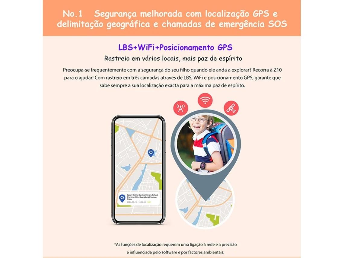 Smartwatch para Criança Z10 Rosa