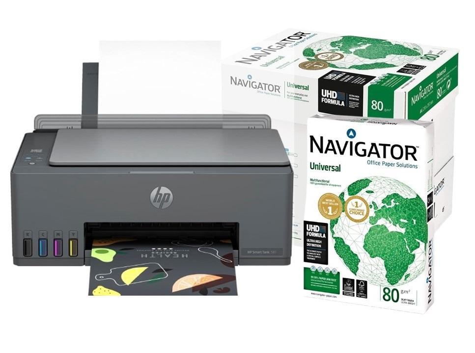 Impressora SMART TANK 581 AIO (12/5) + Caixa de Papel A4