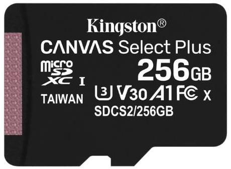 Cartão de Memória Micro Sd 256GB Cl10 Sdxc 100r Com Adaptador