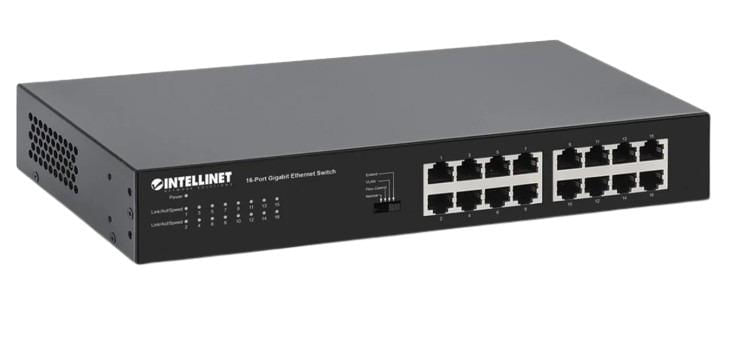 Switch 16 Portas Ethernet Rj45 10/100/1000mbps