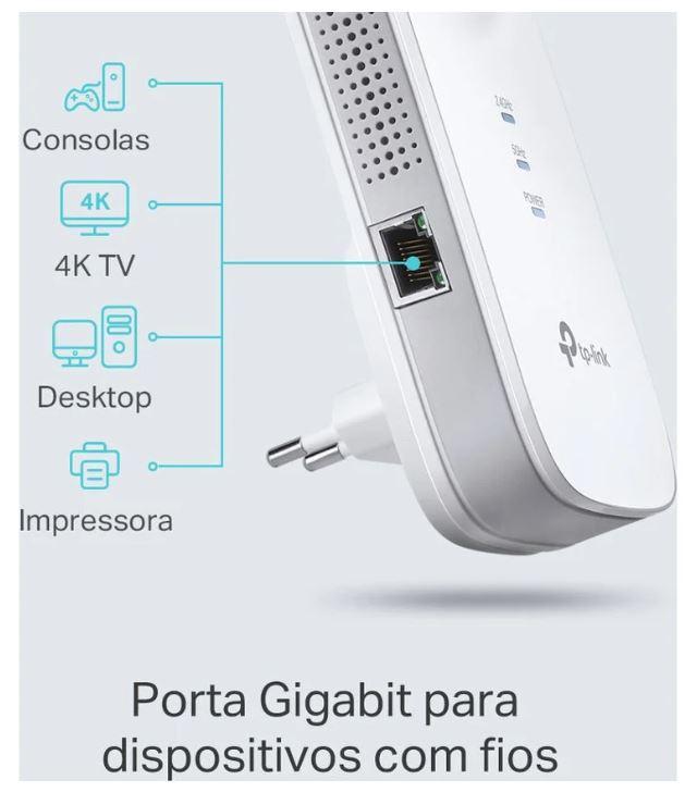 Access Point e Extensor de Sinal AC1750 10/100/1000