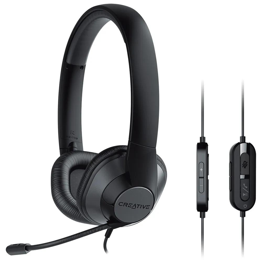 Auscultadores HS-720 V2 USB Preto