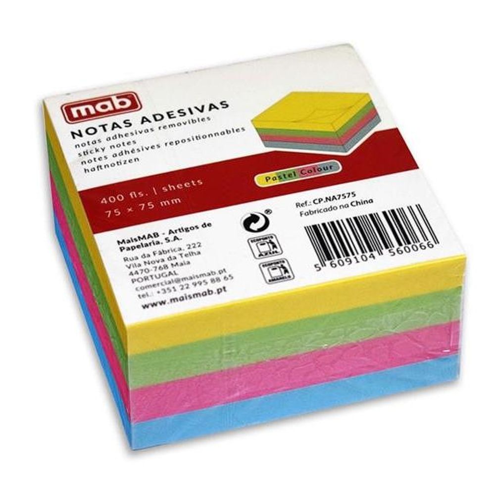 Post-It 75X75 FLS 4 Cores