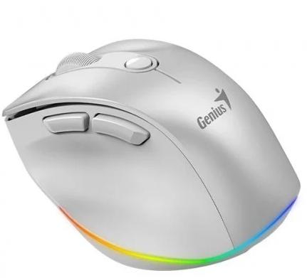 Rato Bluetooth 5.0 Silent Ergo 2.4GHZ 2400DPI Pérola