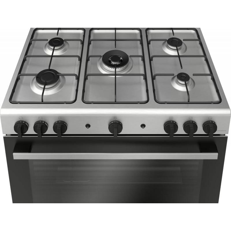 Fogão gás 90cm serie 2 forno gas inox